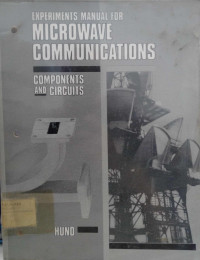 Image of Experiments manuals for microwave communications: components and circuits
