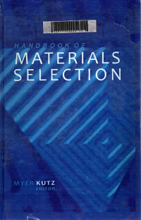 Handbook of materials selection