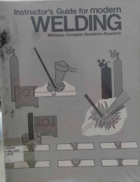 Instructor's Guide for Modern Welding