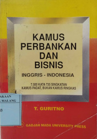 Kamus perbankan dan bisnis Inggris-Indonesia