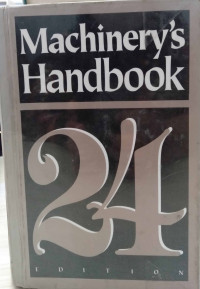 Machinery's handbook 24th edition