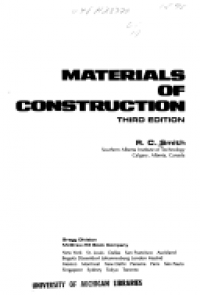 MATERIALS OF CONSTRUCTION