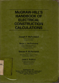 Mcgraw-hill's handbook of electrical construction calculations