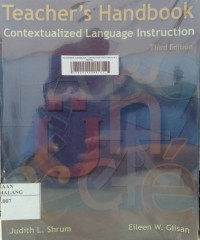 Teacher's handbook: contextualized language instruction, third edition