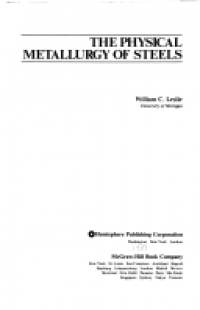 Image of THE PHYSICAL METALLURGY OF STEELS