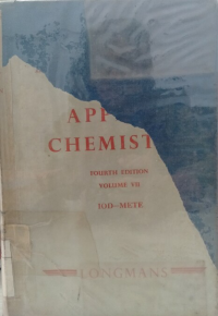 Thorpe's dictionary of applied chemistry: fourth edition vol. VII