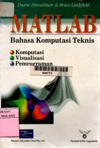 Matlab: bahasa komputasi teknis edisi 1