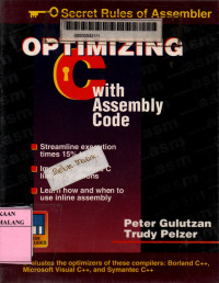 Optimizing C with assembly code
