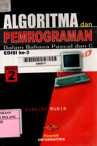 Algoritma dan pemrograman dalam bahasa pascal dan c buku 2 edisi 3