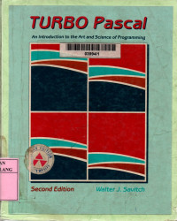 Turbo pascal: an introduction to the art and science of programming 2nd edition