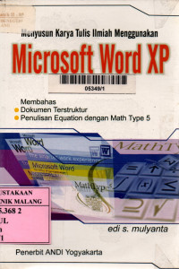 Image of Menyusun karya tulis ilmiah menggunakan microsoft word xp edisi 1