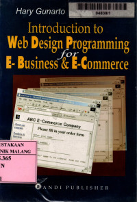 Introduction to web design programming for e-business and e-commerce first edition