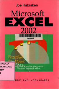 Penuntun sepuluh menit microsoft excel 2002 edisi 1
