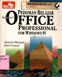 Pedoman belajar microsoft office professional for windows 95 edisi 1