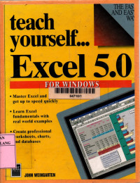 Teach yourself excel 5.0 for windows 1st edition
