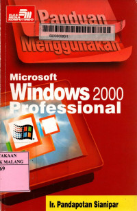 Panduan menggunakan microsoft windows 2000 profesional