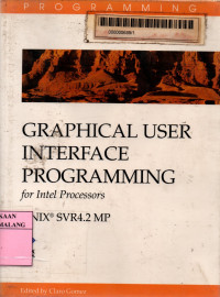 Grapichal user in programming for intel processors