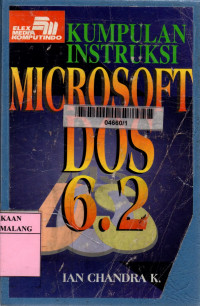 Kumpulan instruksi microsoft DOS 6.2