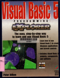 Visual basic 5 programming explorer