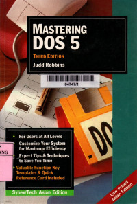 Mastering DOS 5 3rd edition