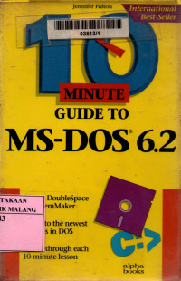 10 minute guide to MS-DOS 6.2