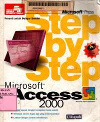 Microsoft access 2000 step by step
