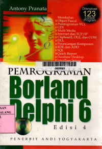 Pemrograman borland delphi 6 edisi 4