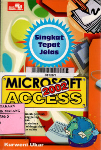 Singkat tepat jelas microsoft access 2002
