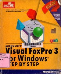 Microsoft visual foxpro 3 for windows: step by step