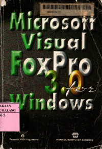 Microsoft visual foxpro 3.0 for windows