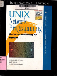 Image of Unix network programming: the sockets networking API volume 1 3rd edition