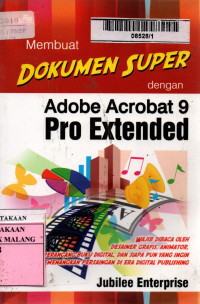 Membuat dokumen super dengan adobe acrobat 9 pro extended