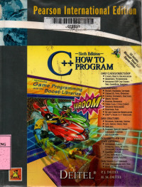 Image of C++ how to program 6th edition