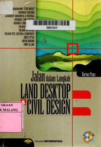Jalan dalam langkah land desktop dan civil design
