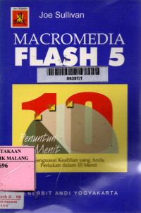Penuntun 10 menit macromedia flash 5 edisi 1