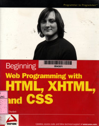 Beginning web programming with HTML, XHTML, and CSS