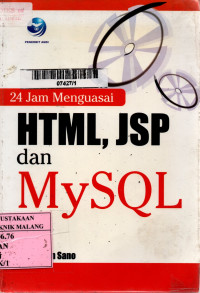 24 jam menguasai HTML, JSP dan MySQL