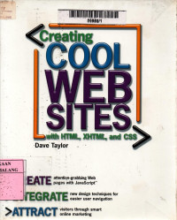 Creating cool web sites with HTML, XHTML, and CSS
