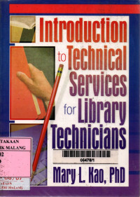 Image of Introduction to technical services for library technicians