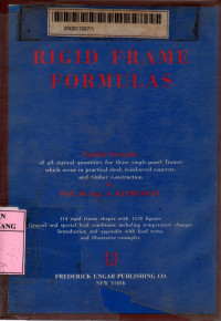 Rigid frame formulas 12th edition
