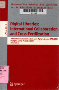 Digital libraries: international collaboration and cross-fertilization