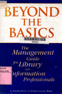Beyond the basics: the management guide for library and information professionals