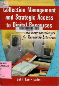 Collection management and strategic acces to digital resources