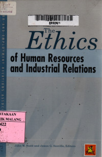 The ethics of human resources and industrial relations