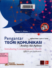 Pengantar teori komunikasi: analisis dan aplikasi buku 1 edisi 5