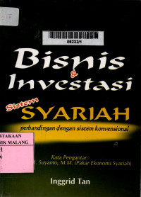 Bisnis dan investasi sistem syariah : perbandingan dengan sistem konvensional