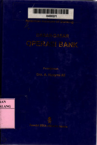 Image of Dasar-dasar operasi bank