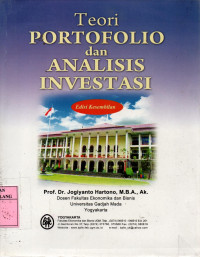 Teori portofolio dan analisis investasi edisi 9