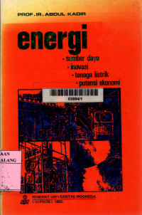 Energi: sumber daya, inovasi, tenaga listrik dan potensi ekonomi edisi 1