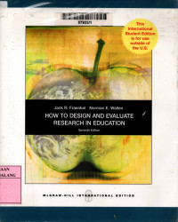 How to design and evaluate research in education 7th edition